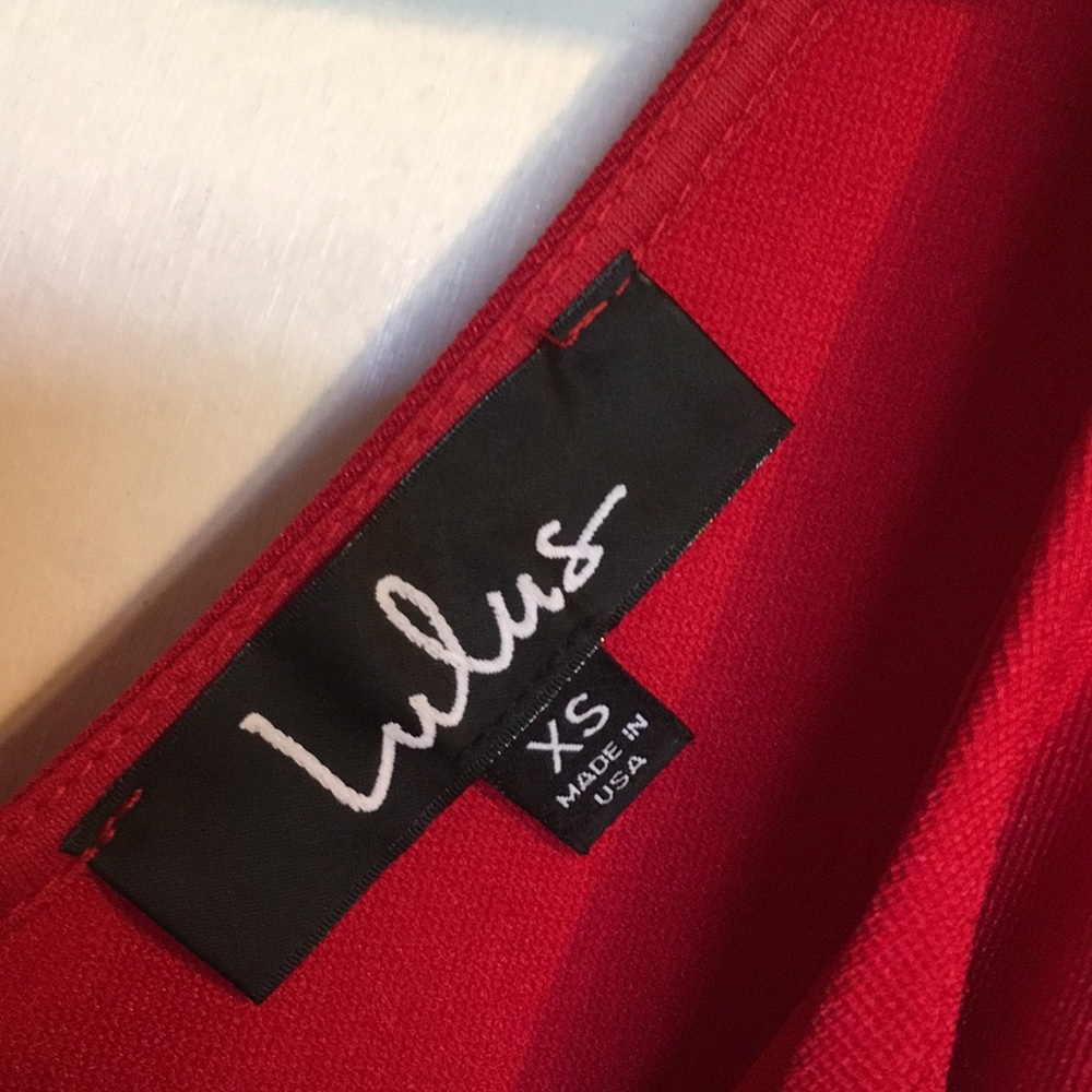Lulu’s Red Dress - Picture 3 of 5